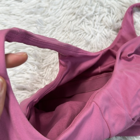 Lululemon Nulu Front-Darting Yoga Bra *Light Support, B/C Cup Pink Blossom - Picture 2 of 5